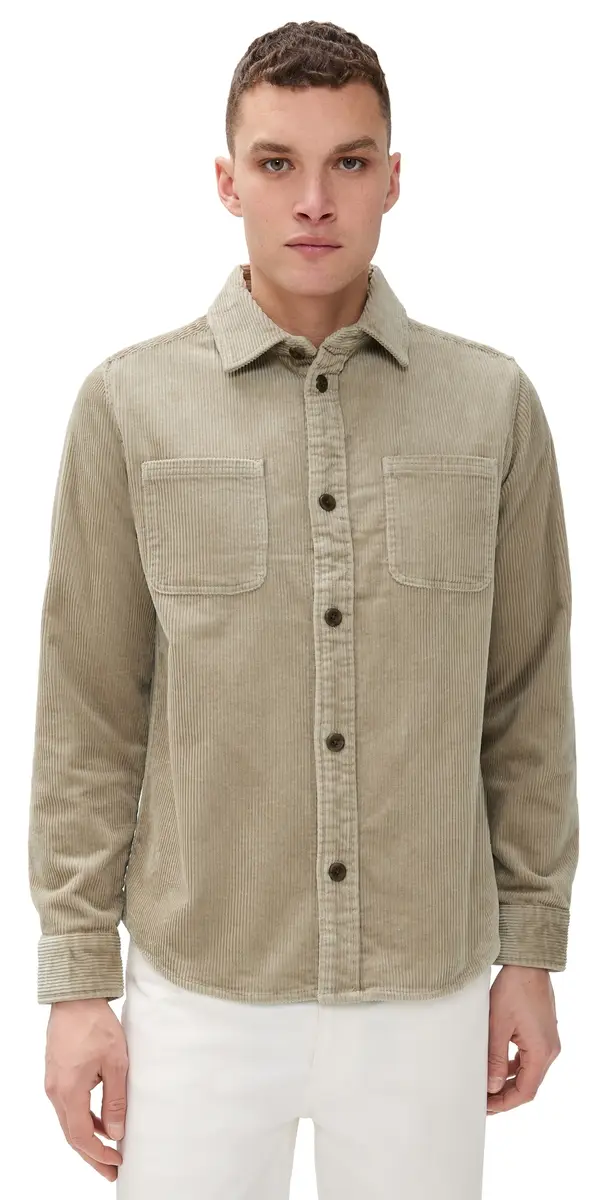 Les Deux Kody Corduroy Overshirt ight Sand | Image 1 Les Deux Kody Corduroy Overshirt ight Sand | Image 1