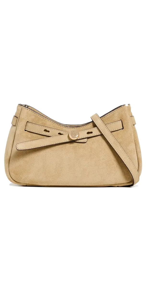 Tory Burch Romy Suede Zip Top Crossbody Bag | Image 1 Tory Burch Romy Suede Zip Top Crossbody Bag | Image 1