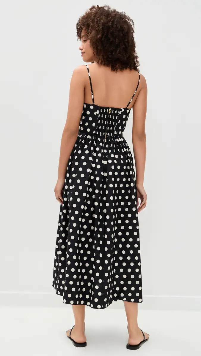 Cara Cara Alba Midi Dress Joelle Dot Black | Thumbnail 3 Cara Cara Alba Midi Dress Joelle Dot Black | Thumbnail 3