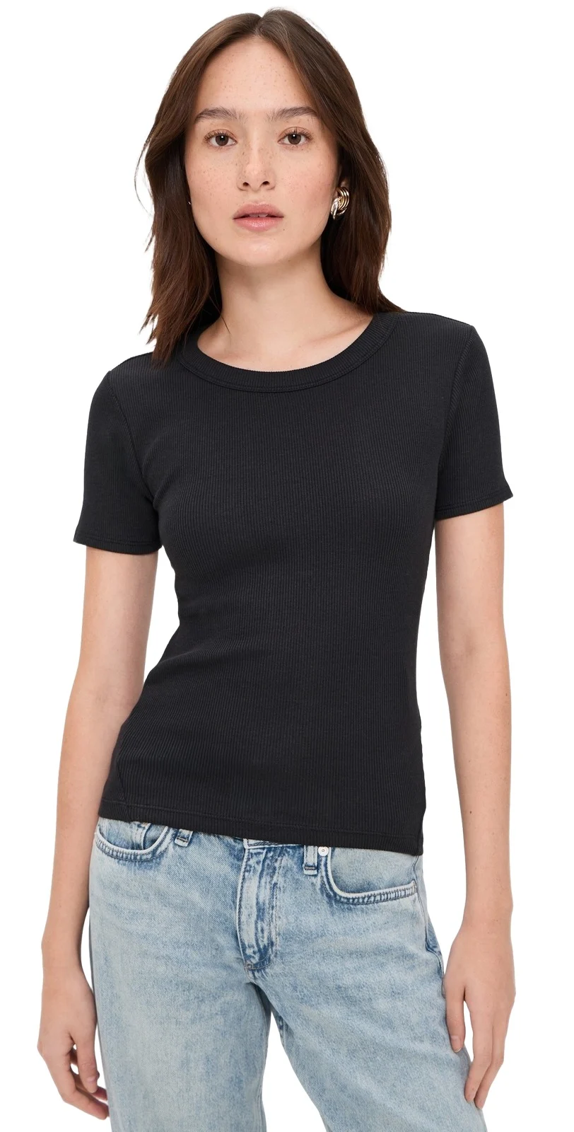 The Essential Rib Short Sleeve Crew Tee The Essential Rib Short Sleeve Crew Tee