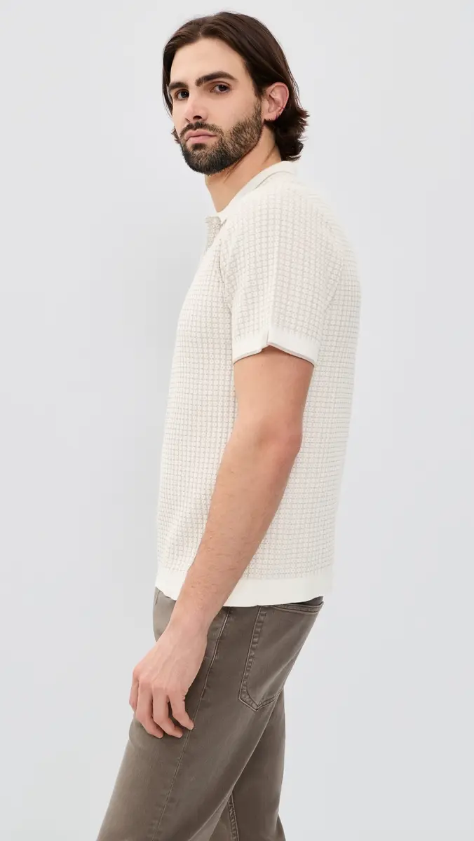 rag & bone Harvey Rib Polo | Thumbnail 4 rag & bone Harvey Rib Polo | Thumbnail 4