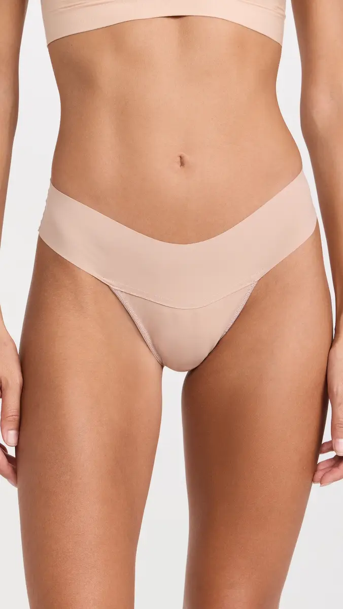 Hanky Panky Breathe Natural Thong 5 Pack | Thumbnail 3