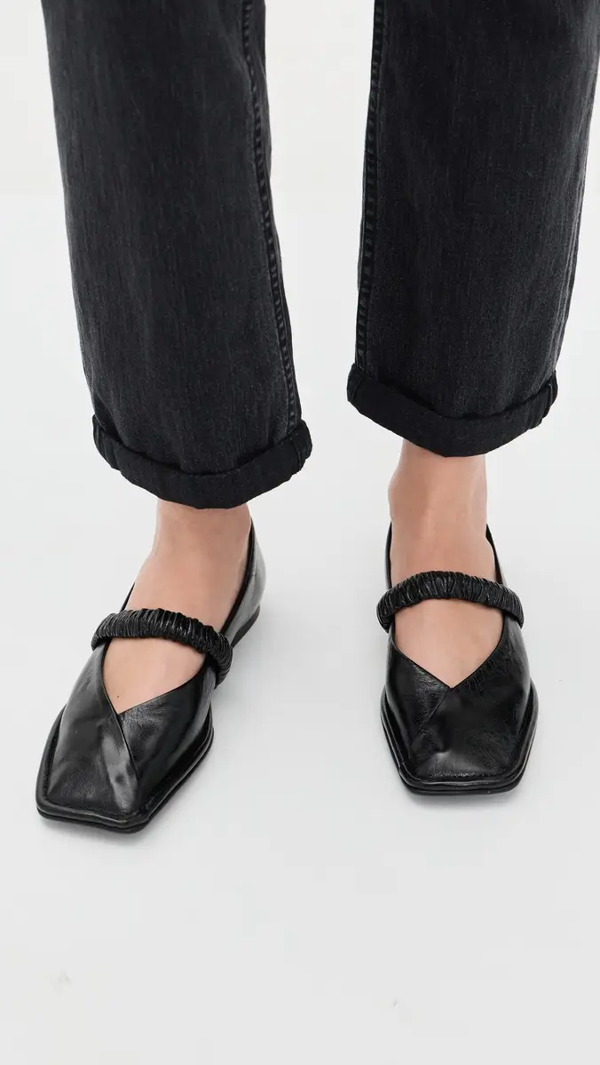 ALOHAS Lautan Leather Ballet Flats Black | Thumbnail 3 ALOHAS Lautan Leather Ballet Flats Black | Thumbnail 3