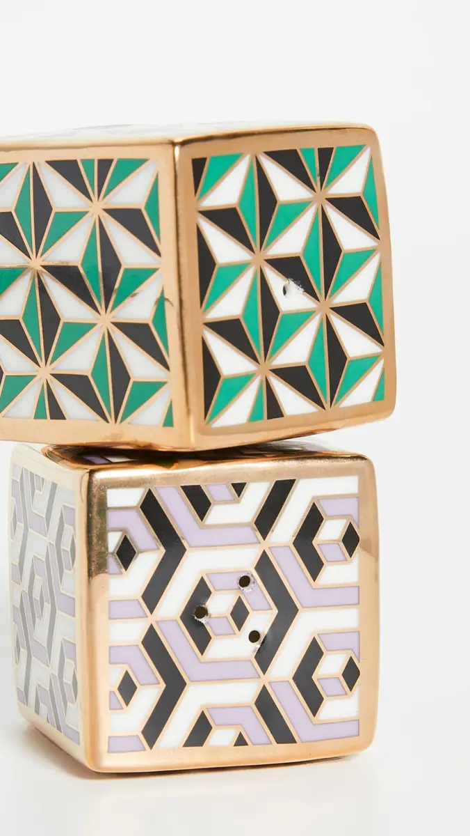 Jonathan Adler Versaille Salt & Pepper Holders Multi | Thumbnail 3