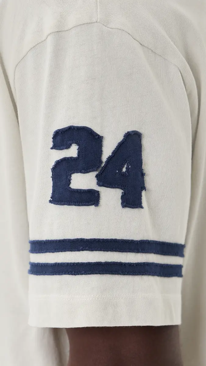 Nahmias Uniform 24 Boxy Tee Egg White Jersey | Thumbnail 6 Nahmias Uniform 24 Boxy Tee Egg White Jersey | Thumbnail 6