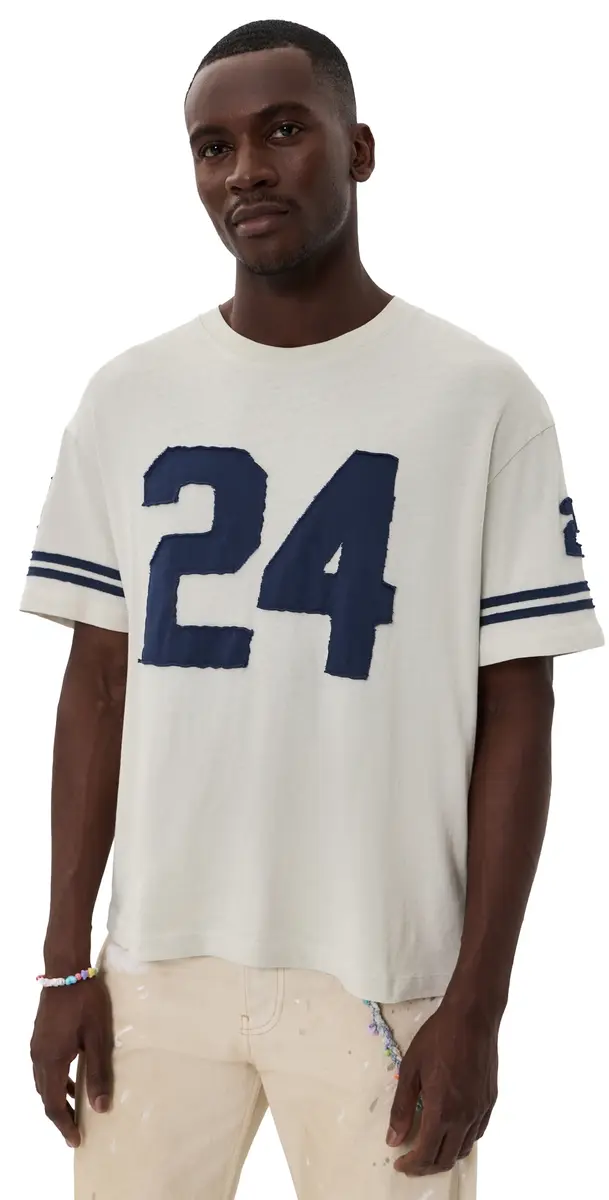 Uniform 24 Boxy Tee Egg White Jersey