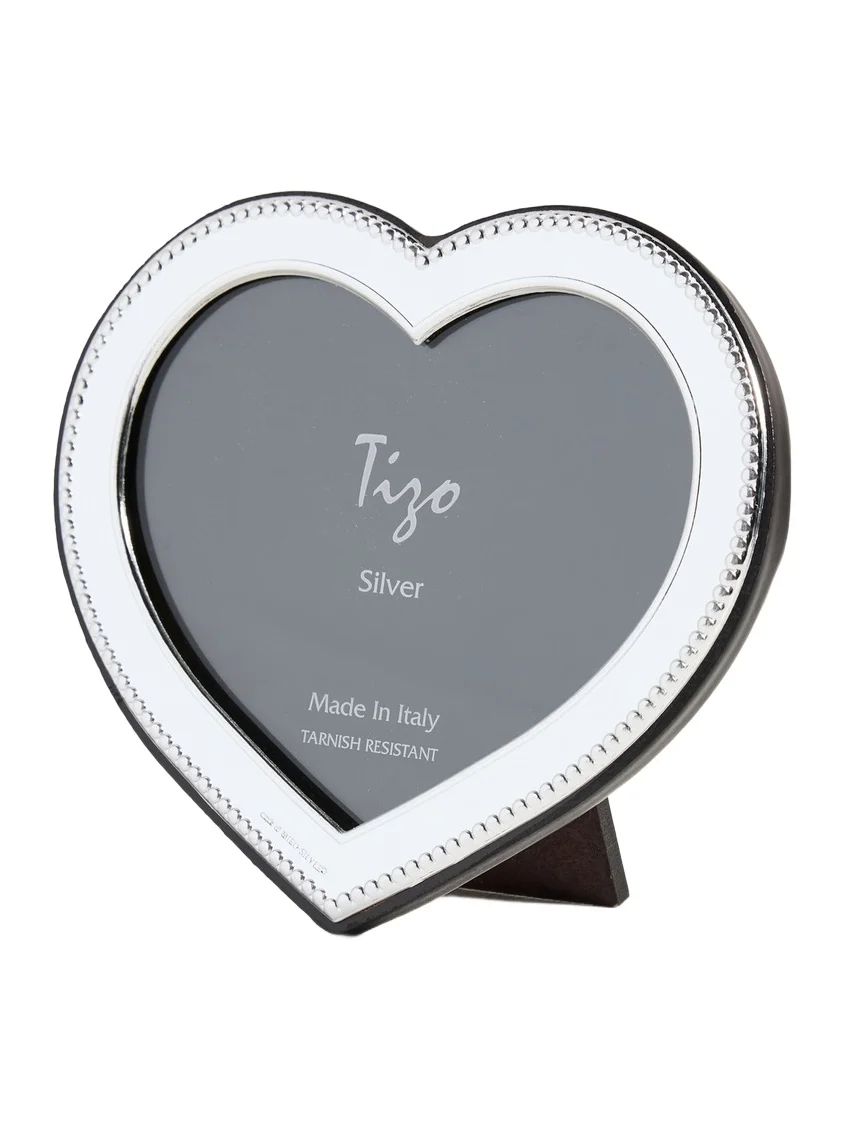 Tizo Design Italian Silverplate Frame Heart 2x3