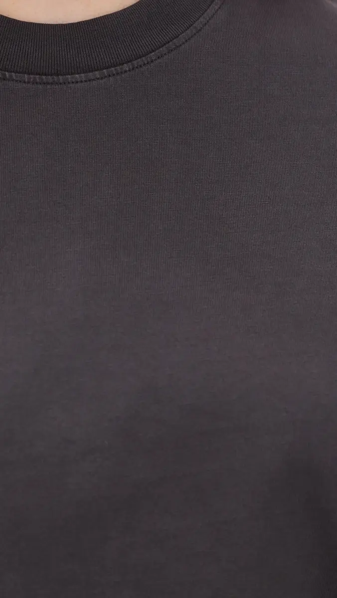 Madewell The Boxy Crop Tee In Allday Jersey Black Coal | Thumbnail 6 Madewell The Boxy Crop Tee In Allday Jersey Black Coal | Thumbnail 6