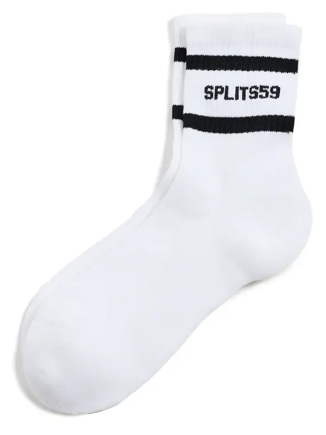 Splits59 Logo Stripe Quarter Socks
