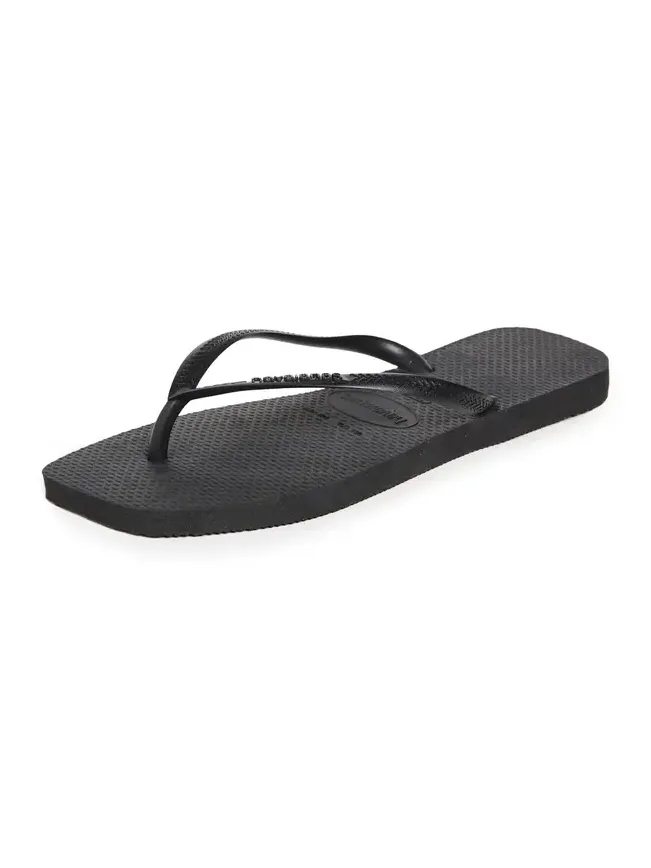 Slim Square Solid Flip Flops Slim Square Solid Flip Flops