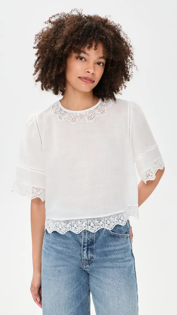 Frame The Embroidered Top | Thumbnail 2 Frame The Embroidered Top | Thumbnail 2