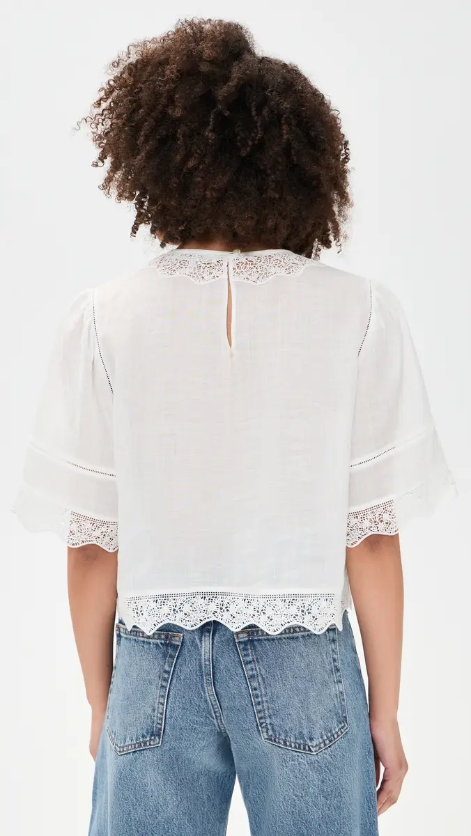 Frame The Embroidered Top | Thumbnail 3 Frame The Embroidered Top | Thumbnail 3