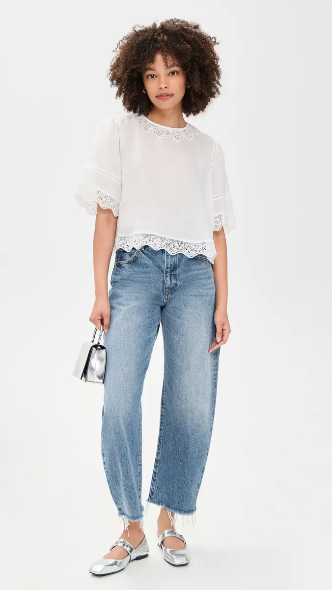 Frame The Embroidered Top | Thumbnail 5 Frame The Embroidered Top | Thumbnail 5