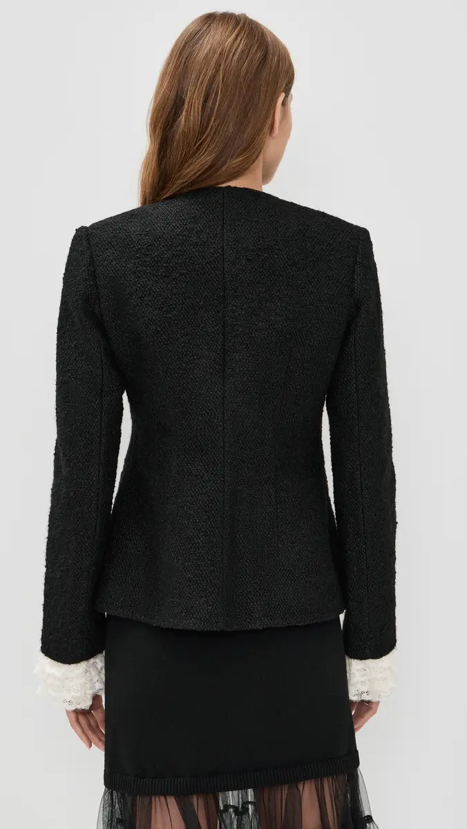 Sea Seraphine Solid Bow Jacket Black | Thumbnail 3 Sea Seraphine Solid Bow Jacket Black | Thumbnail 3