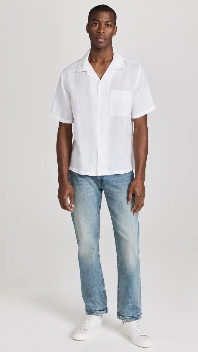 Onia Air Linen Convertible Camp Shirt | Thumbnail 5 Onia Air Linen Convertible Camp Shirt | Thumbnail 5