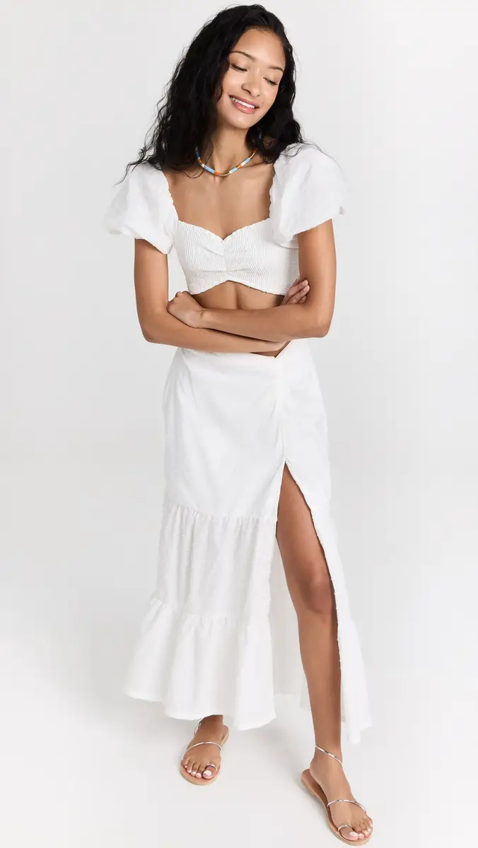 Peixoto Louisa Crop Top White otus | Thumbnail 5 Peixoto Louisa Crop Top White otus | Thumbnail 5