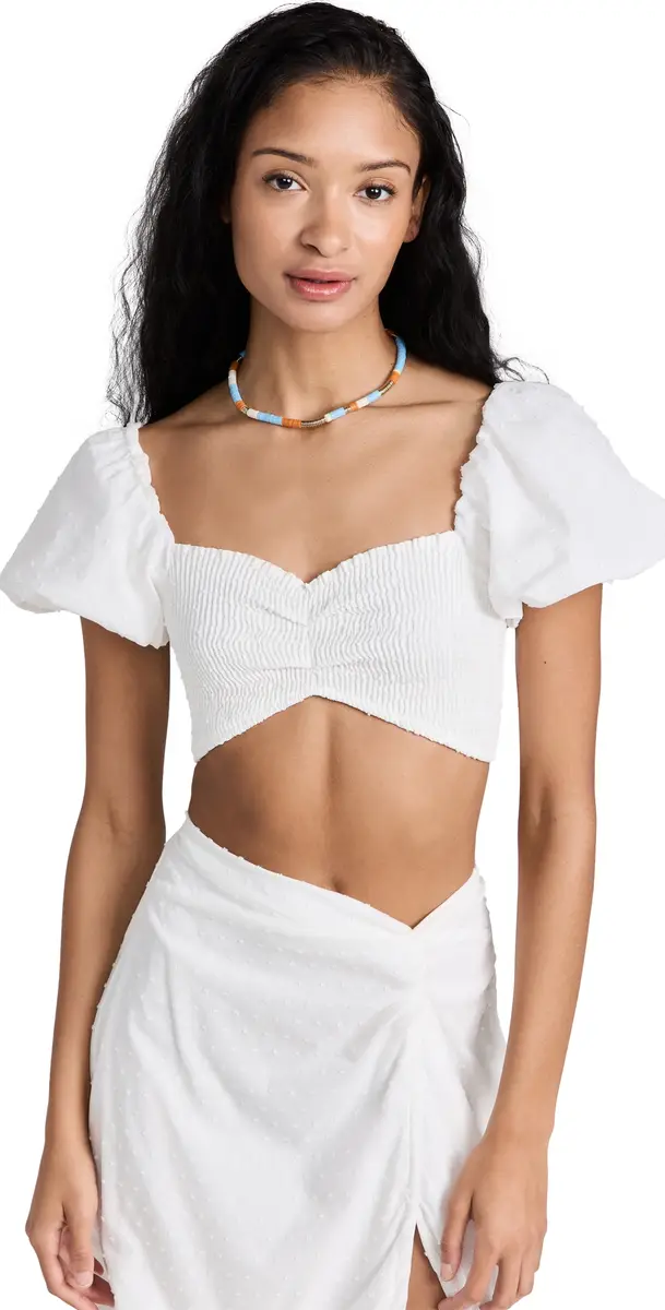 Peixoto ouisa Crop Top White otus | Image 1 Peixoto ouisa Crop Top White otus | Image 1