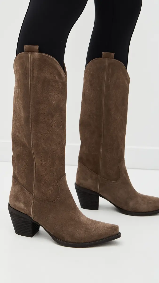 Jeffrey Campbell Rancher K Boots Brown Suede | Thumbnail 3 Jeffrey Campbell Rancher K Boots Brown Suede | Thumbnail 3