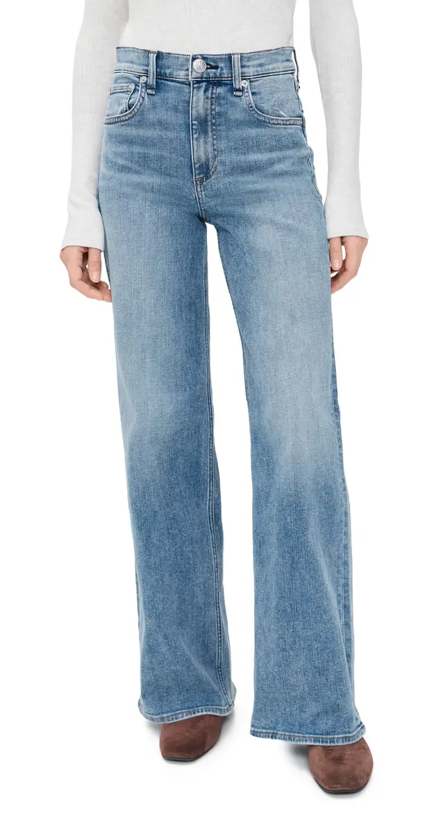 rag & bone Flexi Andi Full Wide Jeans Lyon | Image 1 rag & bone Flexi Andi Full Wide Jeans Lyon | Image 1