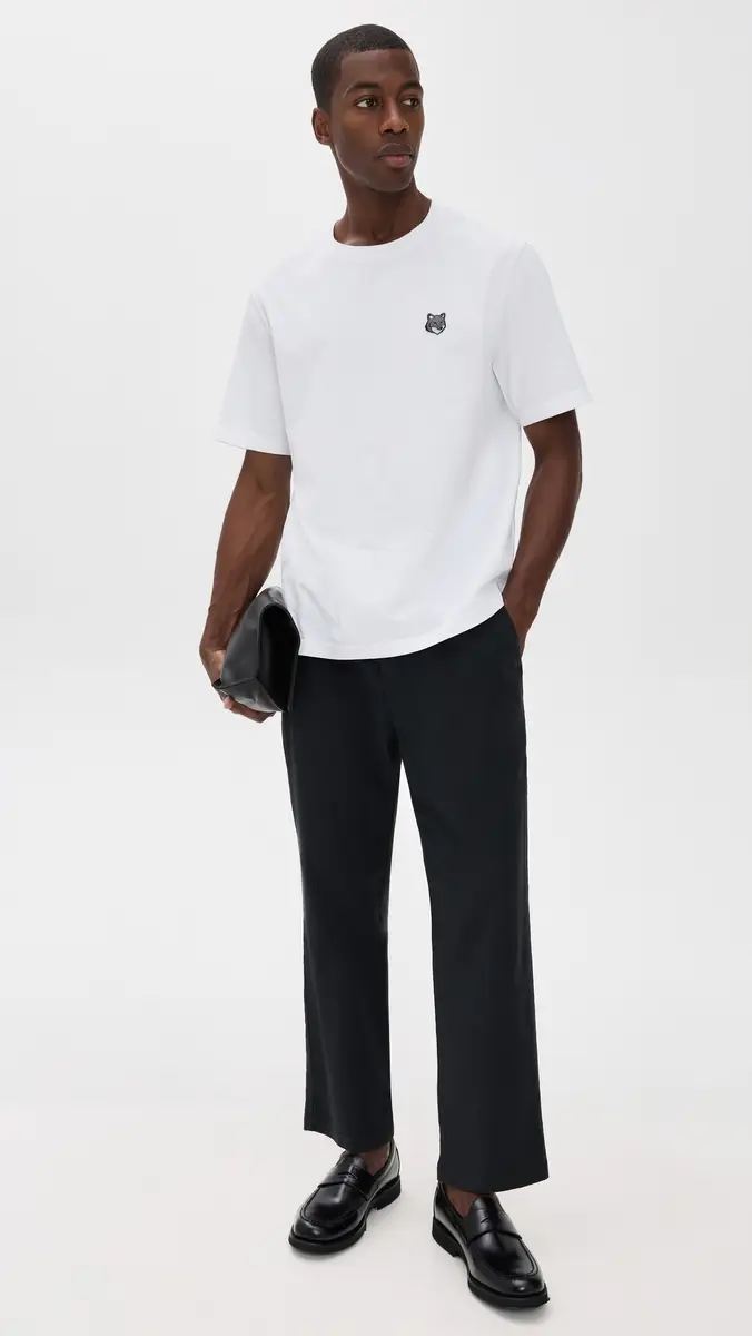 Maison Kitsuné Grey Fox Head Patch Comfort Tee | Thumbnail 5 Maison Kitsuné Grey Fox Head Patch Comfort Tee | Thumbnail 5