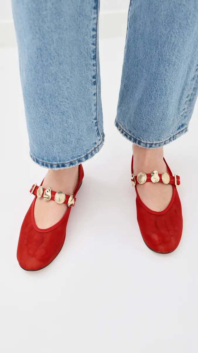 Dolce Vita Relan Mesh Flats Chili | Thumbnail 3 Dolce Vita Relan Mesh Flats Chili | Thumbnail 3