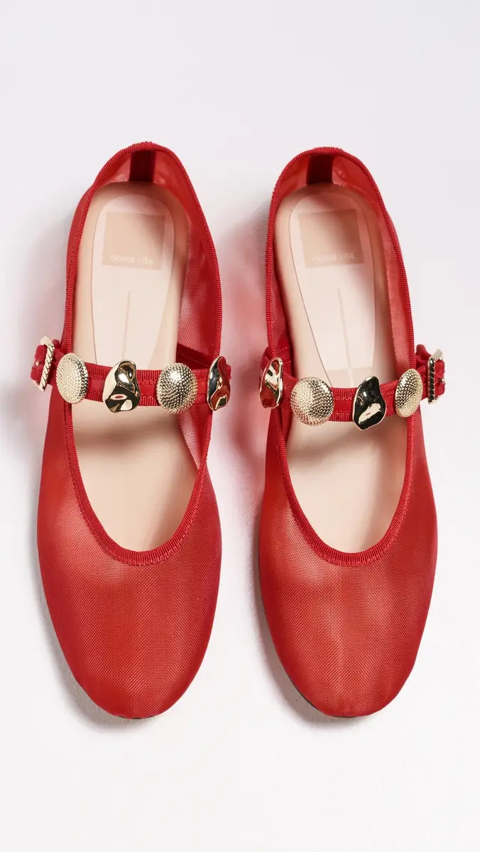 Dolce Vita Relan Mesh Flats Chili | Thumbnail 5 Dolce Vita Relan Mesh Flats Chili | Thumbnail 5