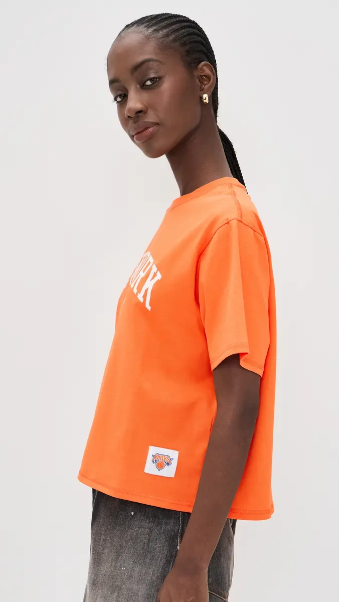New York or Nowhere Knicks Alumni Relaxed T-Shirt Orange Garment Dyed | Thumbnail 4 New York or Nowhere Knicks Alumni Relaxed T-Shirt Orange Garment Dyed | Thumbnail 4