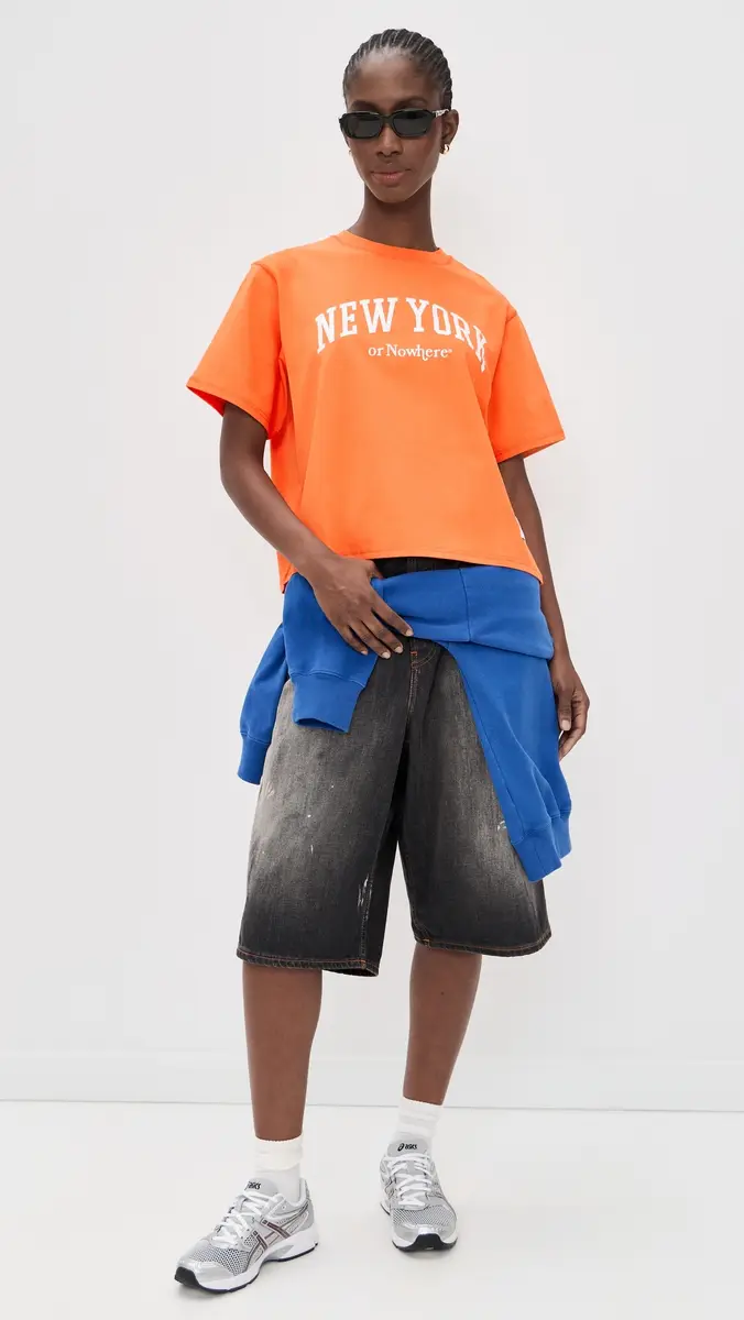 New York or Nowhere Knicks Alumni Relaxed T-Shirt Orange Garment Dyed | Thumbnail 5 New York or Nowhere Knicks Alumni Relaxed T-Shirt Orange Garment Dyed | Thumbnail 5