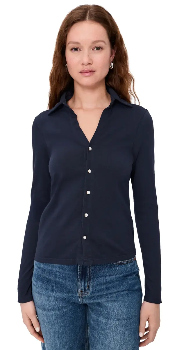 AMO Carolyn Button Down Twilight | Image 1 AMO Carolyn Button Down Twilight | Image 1
