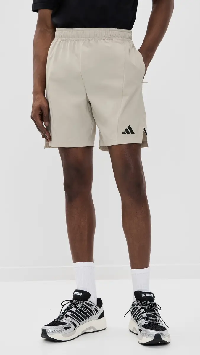 adidas Designed for Training Workout Shorts 7 Wonder Alumina | Thumbnail 2