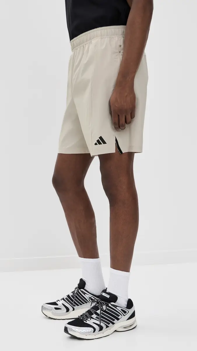 adidas Designed for Training Workout Shorts 7 Wonder Alumina | Thumbnail 4