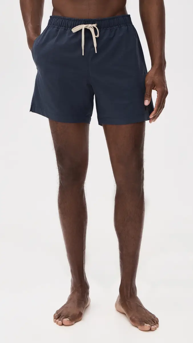 Faherty All Day 6 Swim Trunks Blue Nights | Thumbnail 2