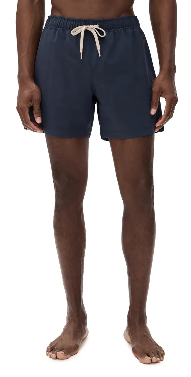 Faherty All Day 6 Swim Trunks Blue Nights | Image 1 Faherty All Day 6 Swim Trunks Blue Nights | Image 1