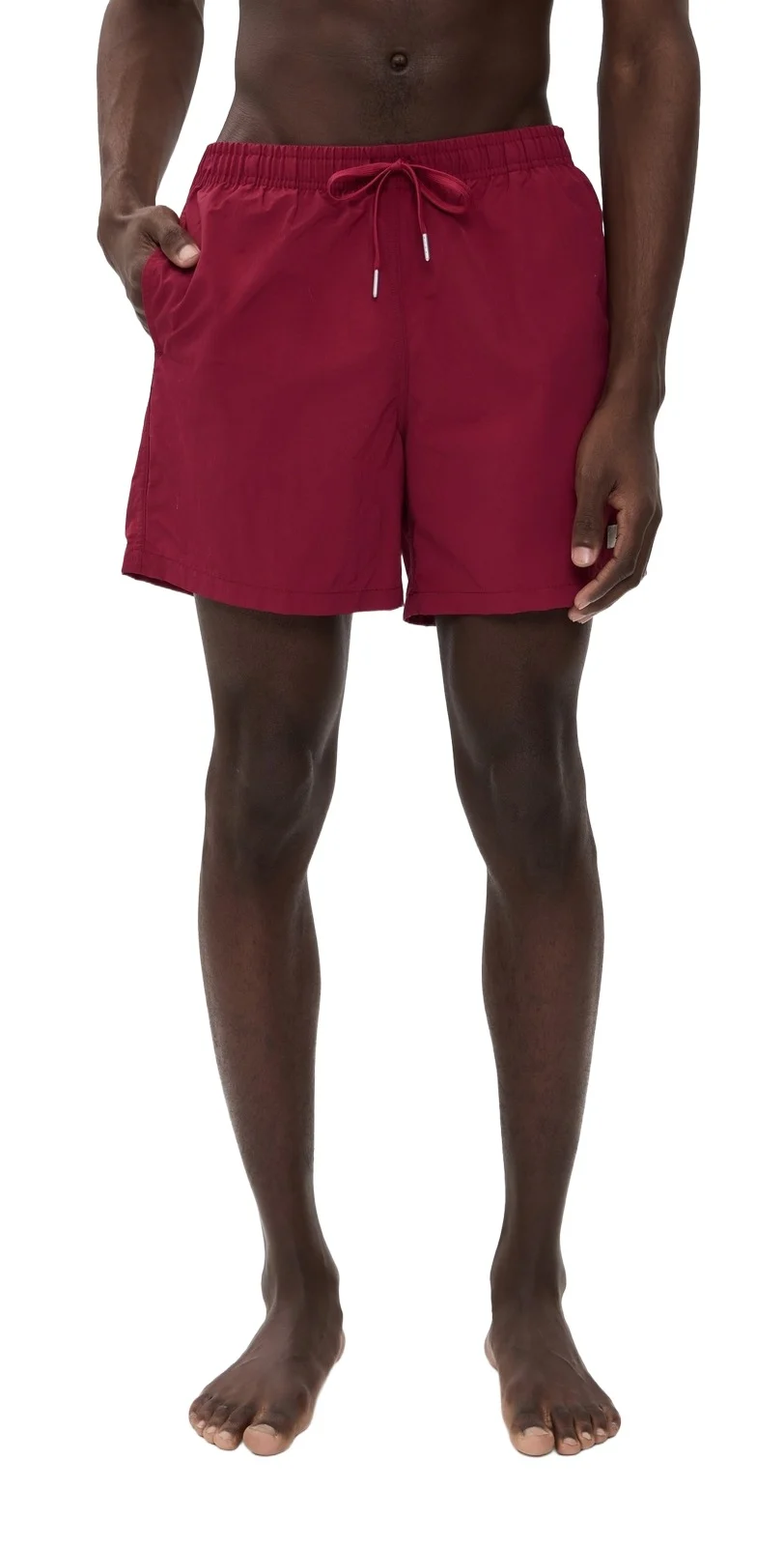 Solid Sangria Swim Trunks 5 Solid Sangria Swim Trunks 5