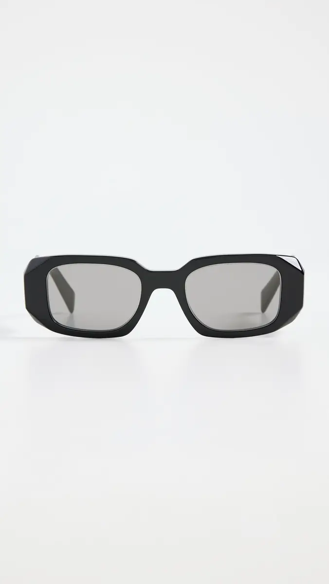 Prada 0PR 17WS Sunglasses Blk/Grey Mirror Int Silver One Size | Thumbnail 2 Prada 0PR 17WS Sunglasses Blk/Grey Mirror Int Silver One Size | Thumbnail 2