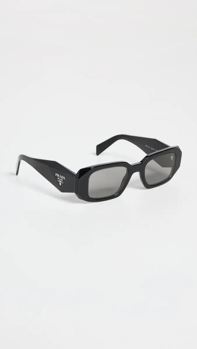Prada 0PR 17WS Sunglasses Blk/Grey Mirror Int Silver One Size | Thumbnail 4 Prada 0PR 17WS Sunglasses Blk/Grey Mirror Int Silver One Size | Thumbnail 4