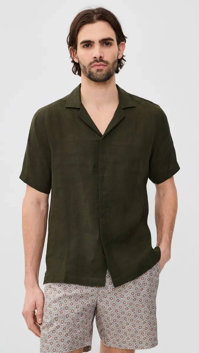 Orlebar Brown Maitan II Linen Polo | Thumbnail 2 Orlebar Brown Maitan II Linen Polo | Thumbnail 2