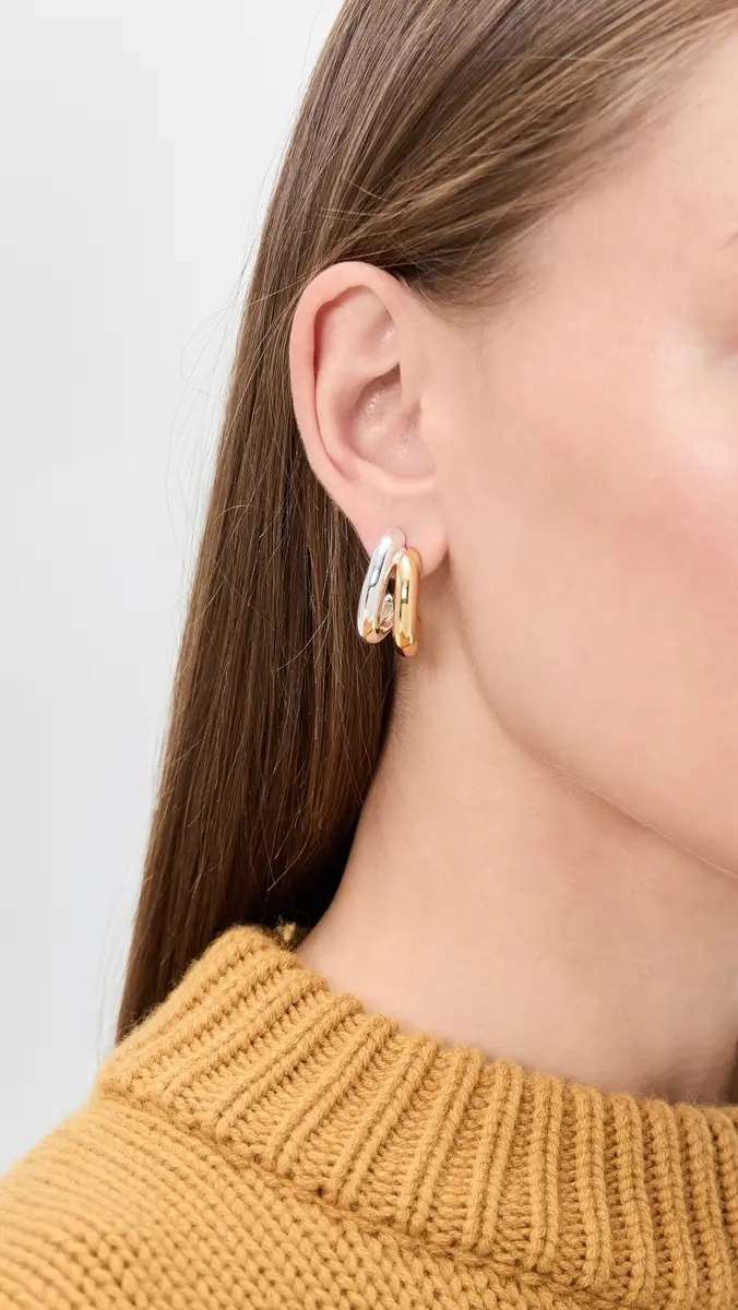 Jenny Bird Florence Huggie Hoop Earrings | Thumbnail 3