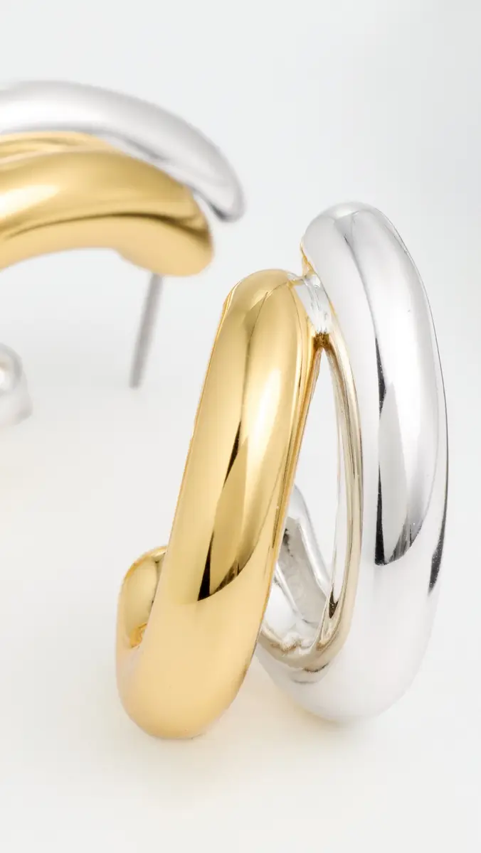 Jenny Bird Florence Huggie Hoop Earrings | Thumbnail 4