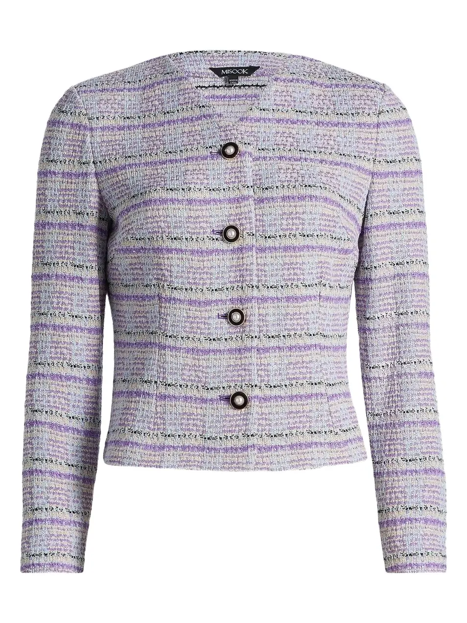 Misook Women's Tweed Knit Jacket