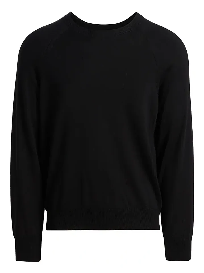 Nili Lotan Men's Reggie Crewneck Silk-Cotton Sweater
