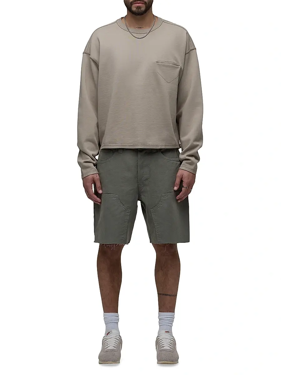 Hudson Jeans Men's French Terry Crewneck Sweatshirt | Thumbnail 2 Hudson Jeans Men's French Terry Crewneck Sweatshirt | Thumbnail 2