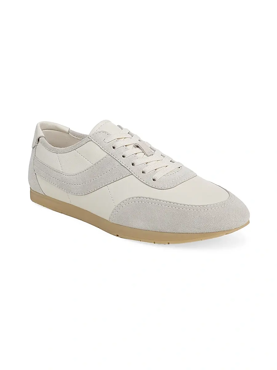 Vince Men's LA Runner Low-Top Leather Sneakers | Thumbnail 2 Vince Men's LA Runner Low-Top Leather Sneakers | Thumbnail 2