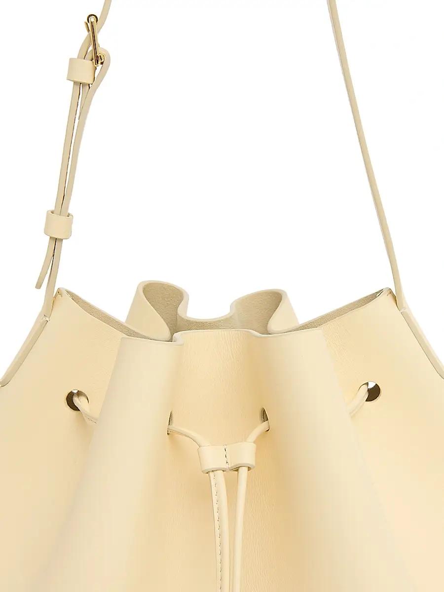MANSUR GAVRIEL Women's Secchio Leather Crossbody Bag | Thumbnail 4 MANSUR GAVRIEL Women's Secchio Leather Crossbody Bag | Thumbnail 4