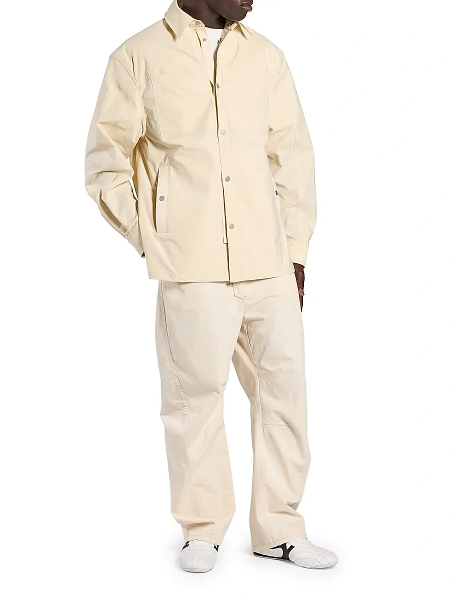 MORDECAI Men's Woven Snap-Front Overshirt | Thumbnail 2 MORDECAI Men's Woven Snap-Front Overshirt | Thumbnail 2