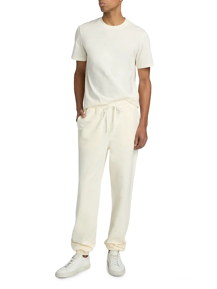 Saks Fifth Avenue Men's Foundation Fleece Cotton Sweatpants | Thumbnail 2 Saks Fifth Avenue Men's Foundation Fleece Cotton Sweatpants | Thumbnail 2