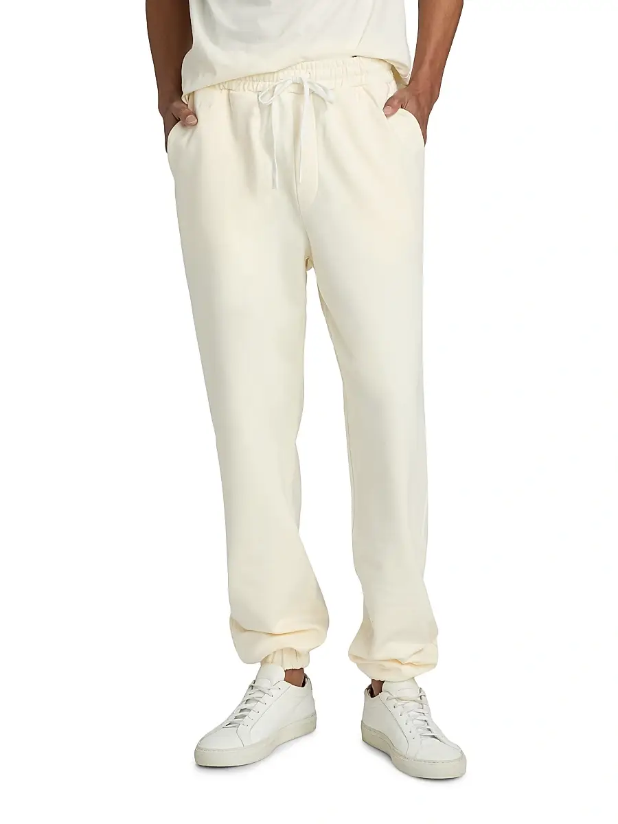 Saks Fifth Avenue Men's Foundation Fleece Cotton Sweatpants | Thumbnail 3 Saks Fifth Avenue Men's Foundation Fleece Cotton Sweatpants | Thumbnail 3