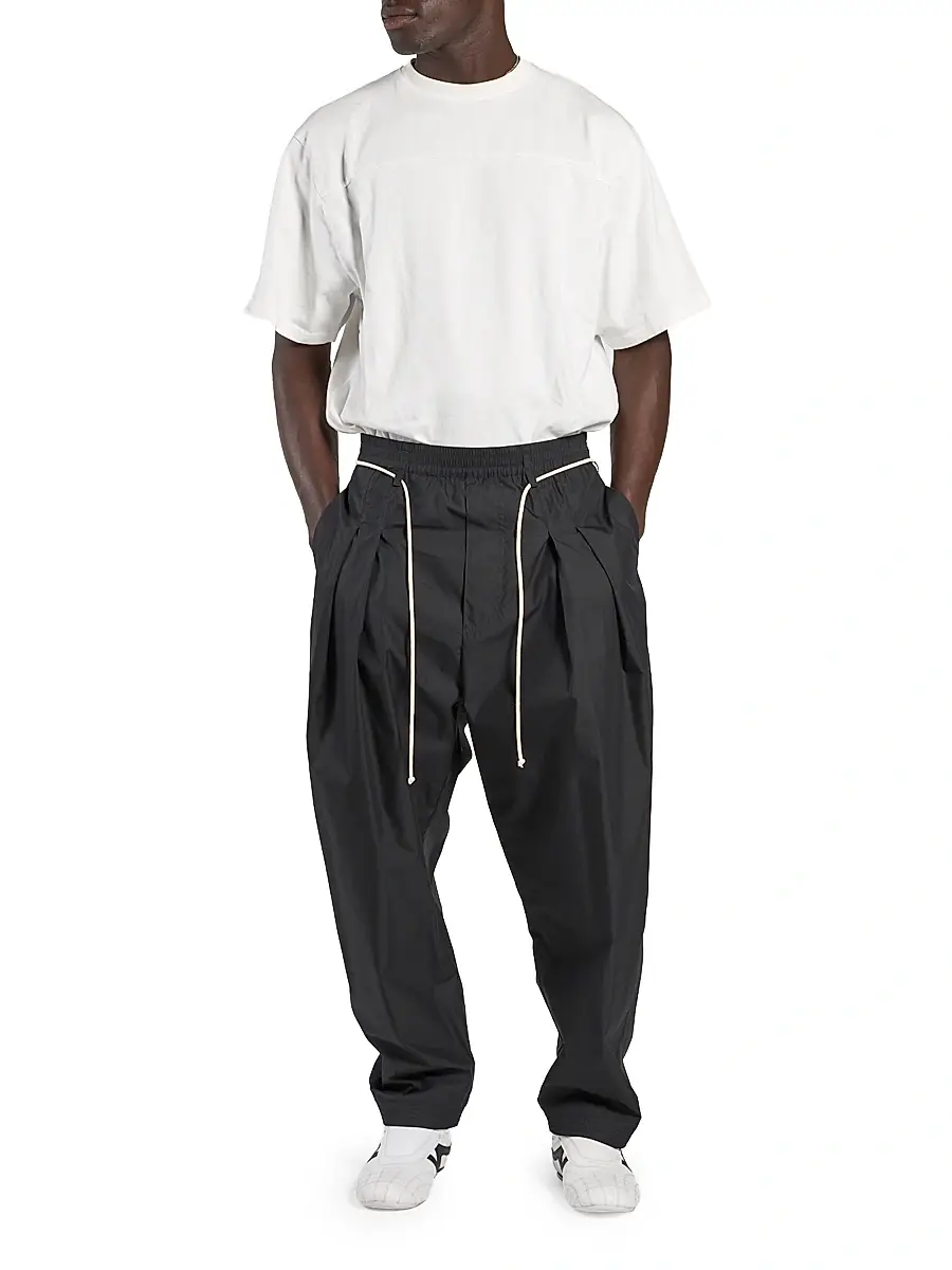 MORDECAI Men's Pleated-Front Drawstring Pants | Thumbnail 2