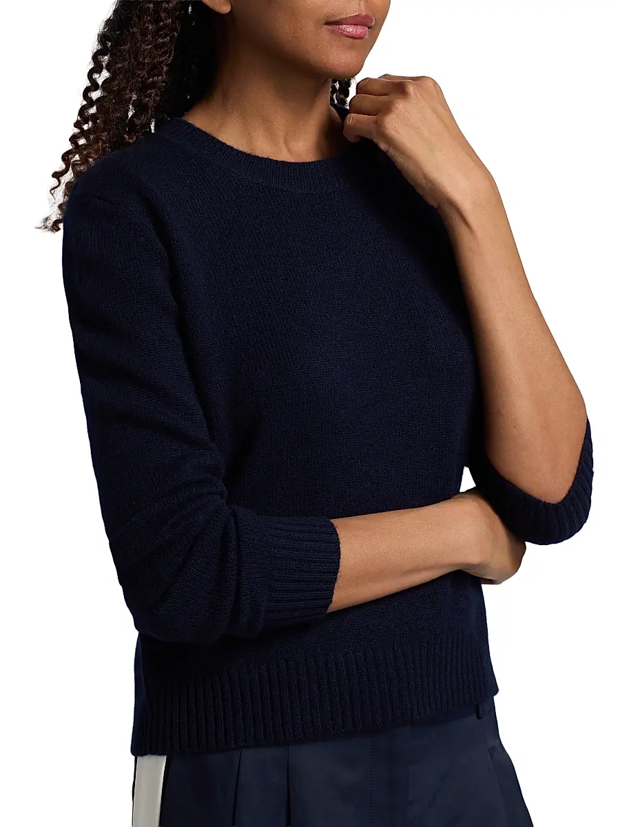 Lisa Yang Women's Mable Cashmere Crewneck Sweater | Thumbnail 6 Lisa Yang Women's Mable Cashmere Crewneck Sweater | Thumbnail 6