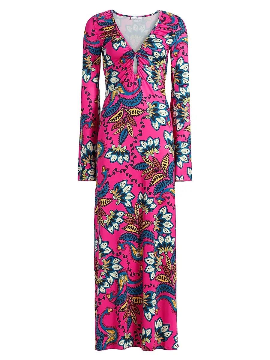Women's Diana Bell-Sleeve Maxi Dress Women's Diana Bell-Sleeve Maxi Dress